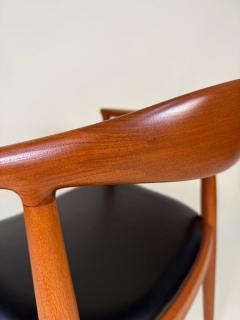 Hans Wegner Mid Century Modern Teak Round Chairs by Hans J Wegner for Johannes Hansen - 4254404