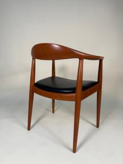 Hans Wegner Mid Century Modern Teak Round Chairs by Hans J Wegner for Johannes Hansen - 4254405