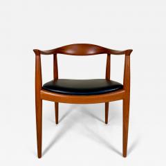 Hans Wegner Mid Century Modern Teak Round Chairs by Hans J Wegner for Johannes Hansen - 4256406