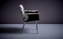 Hans Wegner Newly Upholstered Hans Wegner AP48 Armchair in Cowhide Denmark 1960s - 3235408