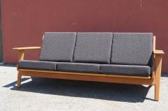 Hans Wegner Oak Three seat Sofa Model GE 290 by Hans Wegner for Getama - 4193457
