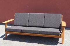 Hans Wegner Oak Three seat Sofa Model GE 290 by Hans Wegner for Getama - 4193460