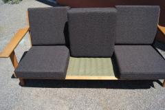 Hans Wegner Oak Three seat Sofa Model GE 290 by Hans Wegner for Getama - 4193477
