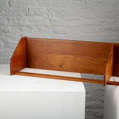 Hans Wegner Oak Wall Mounted Shelf by Hans Wegner for Ry M bler Denmark 1950s - 3231590