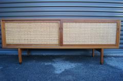 Hans Wegner Oak and Rattan Sideboard Model RY 26 by Hans Wegner for Ry M bler - 476686