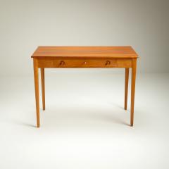 Hans Wegner Oak and Teak RY 32 Desk by Hans Wegner for Ry M bler Denmark 1960s - 2285906