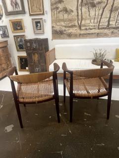 Hans Wegner Pair Hans Wegner JH501 The Chair Round Chair  - 4347878
