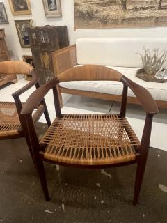 Hans Wegner Pair Hans Wegner JH501 The Chair Round Chair  - 4347893