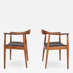 Hans Wegner Pair of Hans Wegner Round Chair The Chair by Johannes Hansen - 1327959