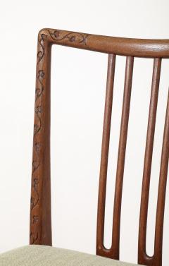 Hans Wegner Rare set of four early Hans Wegner dining chairs - 4699842