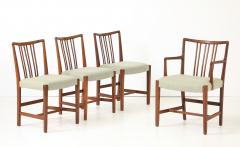 Hans Wegner Rare set of four early Hans Wegner dining chairs - 4699964