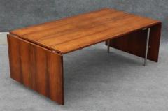 Hans Wegner Restored Hans J Wegner for Andreas Tuck AT 319 Drop Leaf Rosewood Dining Table - 3427758