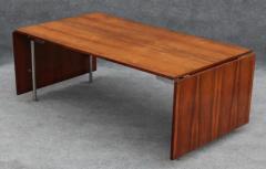 Hans Wegner Restored Hans J Wegner for Andreas Tuck AT 319 Drop Leaf Rosewood Dining Table - 3427760