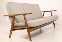 Hans Wegner Scandinavian Moderrn Three Place Cigar Sofa by Hans Wegner - 3417470