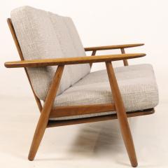 Hans Wegner Scandinavian Moderrn Three Place Cigar Sofa by Hans Wegner - 3417473