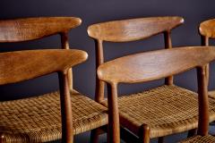 Hans Wegner Set of 10 Hans Wegner W2 Chairs for C M Madsen - 3898201