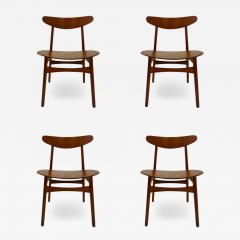 Hans Wegner Set of 4 Hans Wegner CH 30 dining chair for Carl Hansen and Son - 3152209