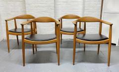 Hans Wegner Set of 4 Hans Wegner Round Chairs for Johannes Hansen - 3515962
