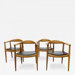 Hans Wegner Set of 4 Hans Wegner Round Chairs for Johannes Hansen - 3518433