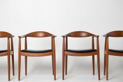 Hans Wegner Set of 4 Round Chairs by Hans J Wegner for Johannes Hansen - 4440433