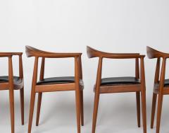 Hans Wegner Set of 4 Round Chairs by Hans J Wegner for Johannes Hansen - 4440434