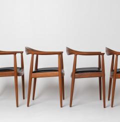 Hans Wegner Set of 4 Round Chairs by Hans J Wegner for Johannes Hansen - 4440445