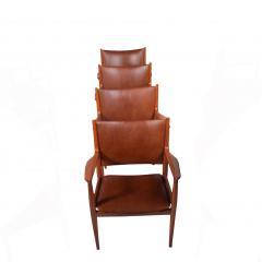 Hans Wegner Set of 4 left Hans Wegner JH513 Arm Chairs - 2934503