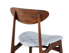 Hans Wegner Set of 6 Mid Century Modern Dining Chairs Hans J Wegner Style 1960 s - 4219874