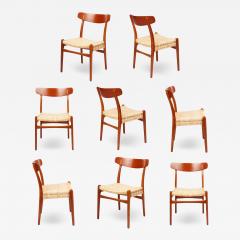 Hans Wegner Set of 8 Hans Wegner CH 23 Dining Chairs - 2902158