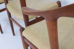 Hans Wegner Set of Four Hans Wegner Cow Horn Chairs in Teak and Rosewood - 1124850