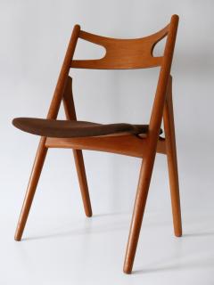 Hans Wegner Set of Four Teak CH 29 Sawbuck Chairs by Hans J Wegner for Carl Hansen S n - 2408298