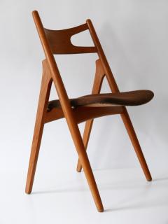 Hans Wegner Set of Four Teak CH 29 Sawbuck Chairs by Hans J Wegner for Carl Hansen S n - 2408300