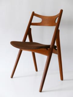 Hans Wegner Set of Four Teak CH 29 Sawbuck Chairs by Hans J Wegner for Carl Hansen S n - 2408301