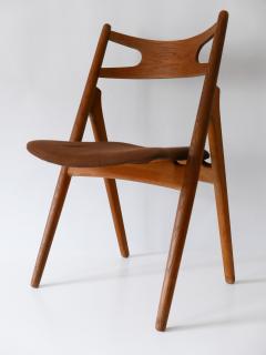 Hans Wegner Set of Four Teak CH 29 Sawbuck Chairs by Hans J Wegner for Carl Hansen S n - 2408302