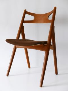 Hans Wegner Set of Four Teak CH 29 Sawbuck Chairs by Hans J Wegner for Carl Hansen S n - 2408303