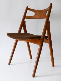 Hans Wegner Set of Four Teak CH 29 Sawbuck Chairs by Hans J Wegner for Carl Hansen S n - 2408304