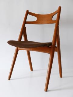 Hans Wegner Set of Four Teak CH 29 Sawbuck Chairs by Hans J Wegner for Carl Hansen S n - 2408306