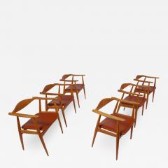 Hans Wegner Set of Six CH 35 Armchairs by Hans Wegner - 506344