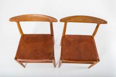 Hans Wegner Set of Six Danish Dining Chairs W2 by Hans J Wegner - 851160