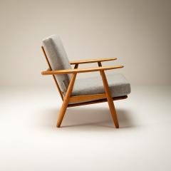 Hans Wegner Solid Oak Cigar Chair by Hans J Wegner for Getama Denmark 1950s - 2257882