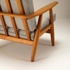 Hans Wegner Solid Oak Cigar Chair by Hans J Wegner for Getama Denmark 1950s - 2257886