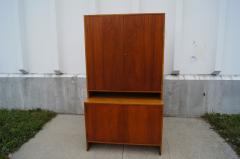 Hans Wegner Tall Teak and Oak Cabinet by Hans Wegner - 102406