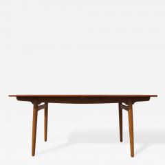 Hans Wegner Teak Oak Dining Table by Hans Wegner for Andreas Tuck - 344423