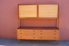 Hans Wegner Teak and Rattan Sideboard Model 20 by Hans Wegner for Ry M bler - 512187