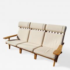 Hans Wegner Three Piece Oak Frame Sofa Model GE 375 by Hans Wegner for Getama - 183093