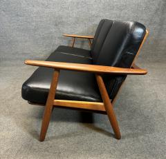 Hans Wegner Vintage Danish Mid Century Modern Cigar Ge 240 Sofa by Hans Wagner for Getama - 3509030