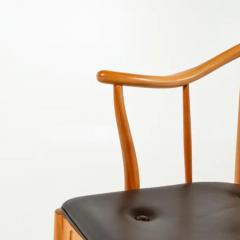 Hans Wegner Wegner China Chair for Fritz Hansen in Cherry and Leather - 3261008