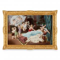 Hans Zatzka Austrian oil painting of a dream wedding by Zatzka - 3978528