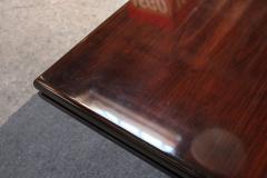 Hans von Klier Large Italian Rosewood and Leather Conference Table Desk By Hans Von Klier - 2923180