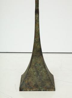 Hansen Patinated Bronze Floor Lamp by S R James France 1950s - 755580